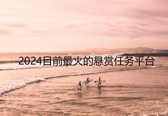 2024目前最火的悬赏任务平台是那些?人气高的悬赏任务平台推荐 第1张 2024目前最火的悬赏任务平台是那些?人气高的悬赏任务平台推荐 第1张